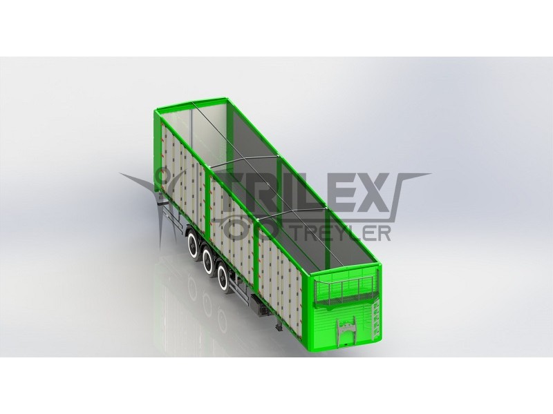 cargo transport moving floor with cover