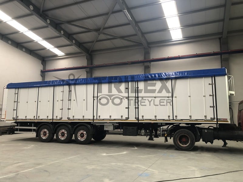 cargo transport moving floor with cover