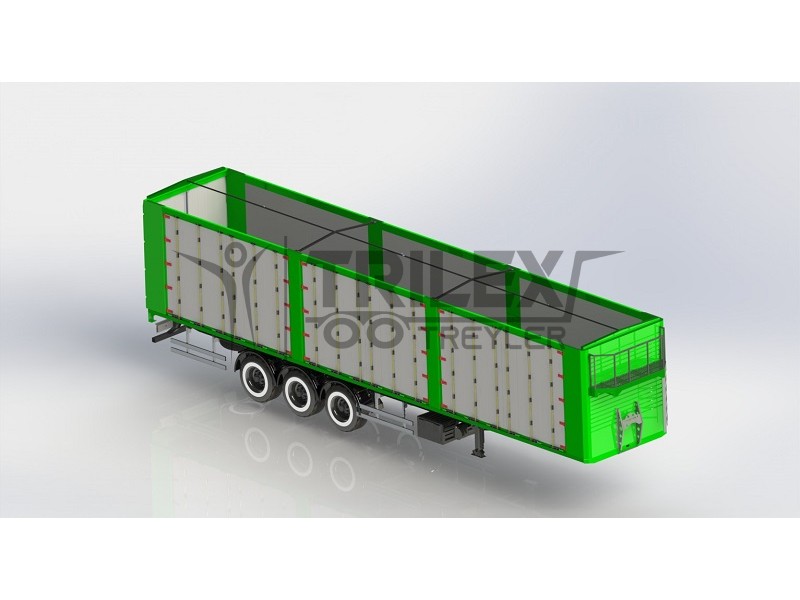 cargo transport moving floor with cover