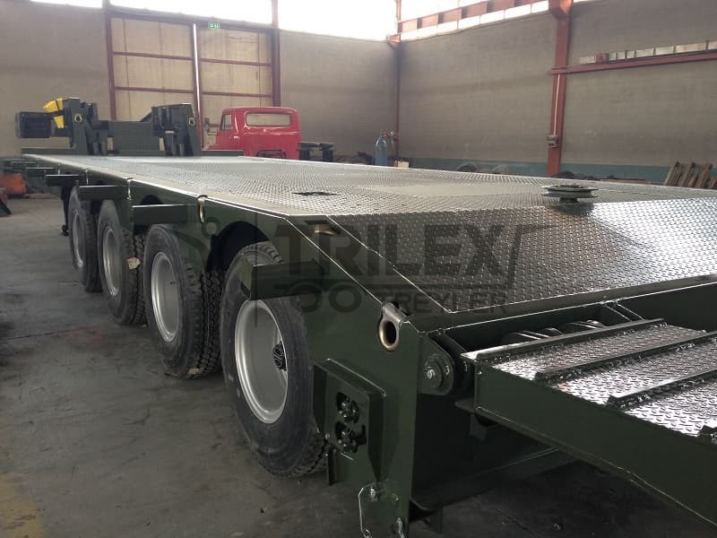 4 Axles Low-Bed