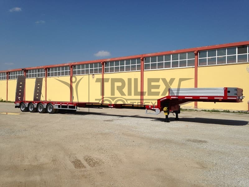4 Axles Low-Bed Semi-Trailer