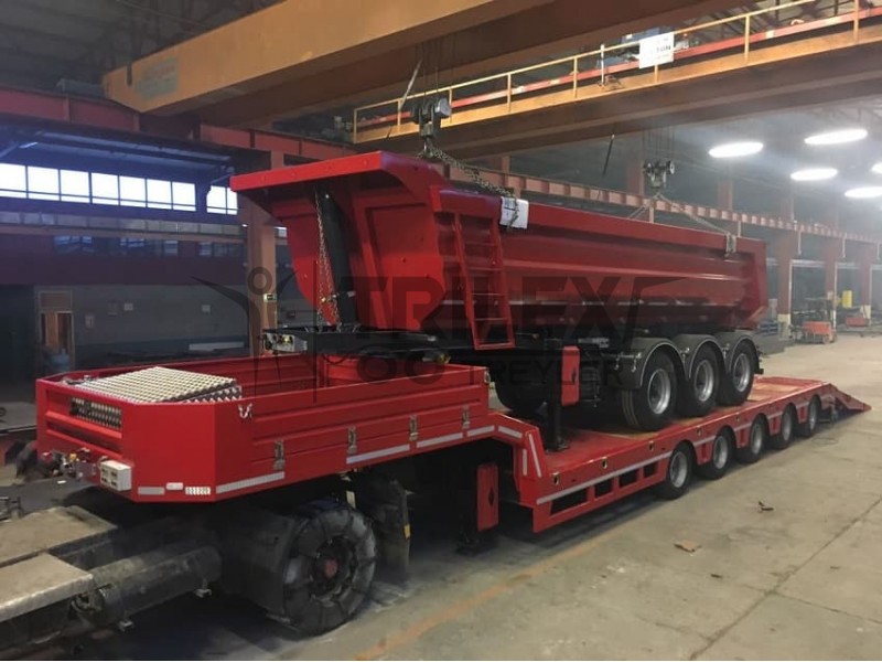 5 Axles Low-Bed Semi-Trailer