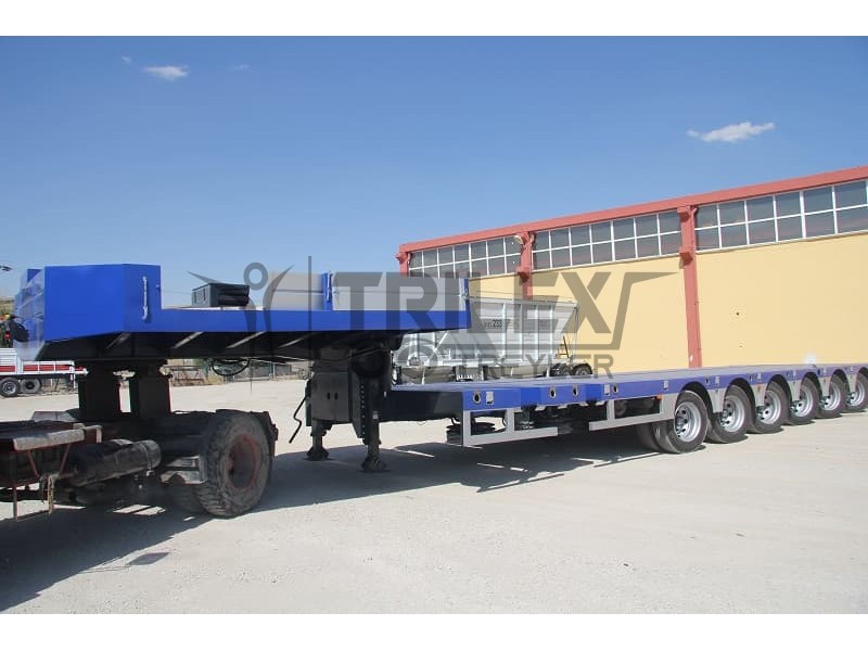 8 Axles Low-Bed Semi-Trailer