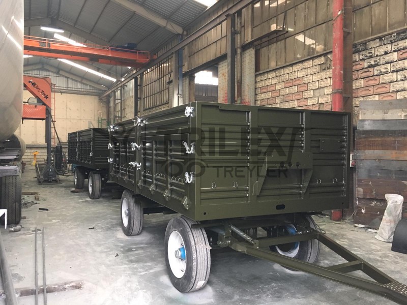 8 Tons Military Trailer with Turntable