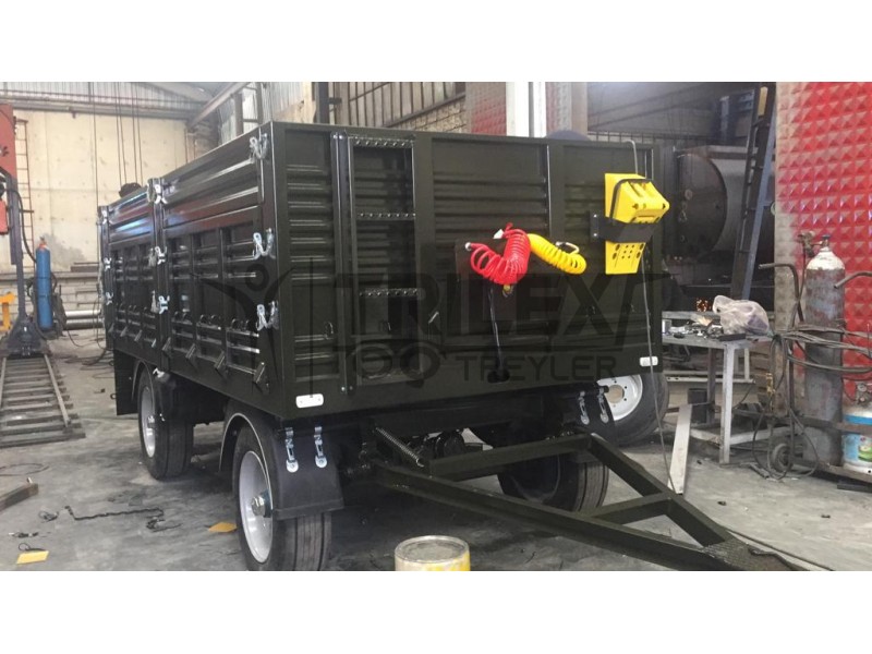 8 Tons Military Trailer with Turntable