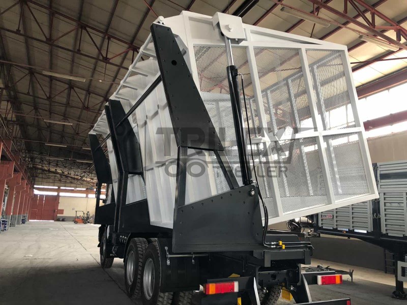 silaj hasadı için yüksek yana devrilir araç üstü damper