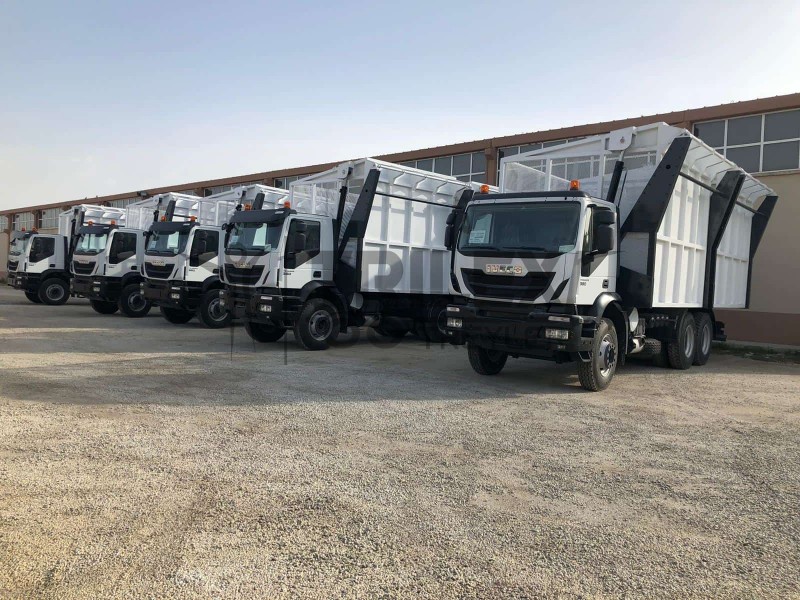 silaj hasadı için yüksek yana devrilir araç üstü damper