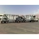 double bottom dump hopper grain trailer