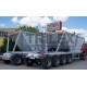 double bottom dump hopper grain trailer