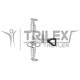 truck trailer rear door lock set