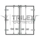 truck trailer rear door lock set