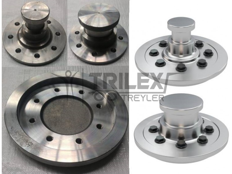 3,5 inç yarı römork king pimi