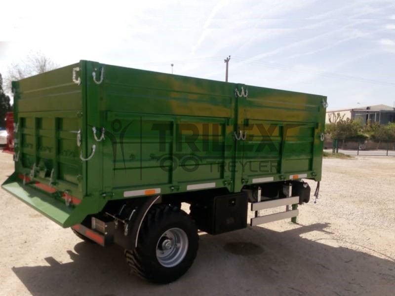 5 Ton Kapasiteli Tek Dingil Damperli Tarım Römorku
