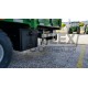 single axle farm rear tipping trailer