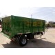 single axle farm rear tipping trailer