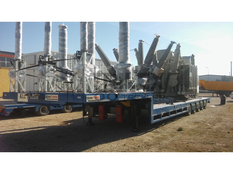 5 axle drop deck semi-trailer