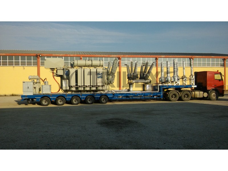 5 axle drop deck semi-trailer