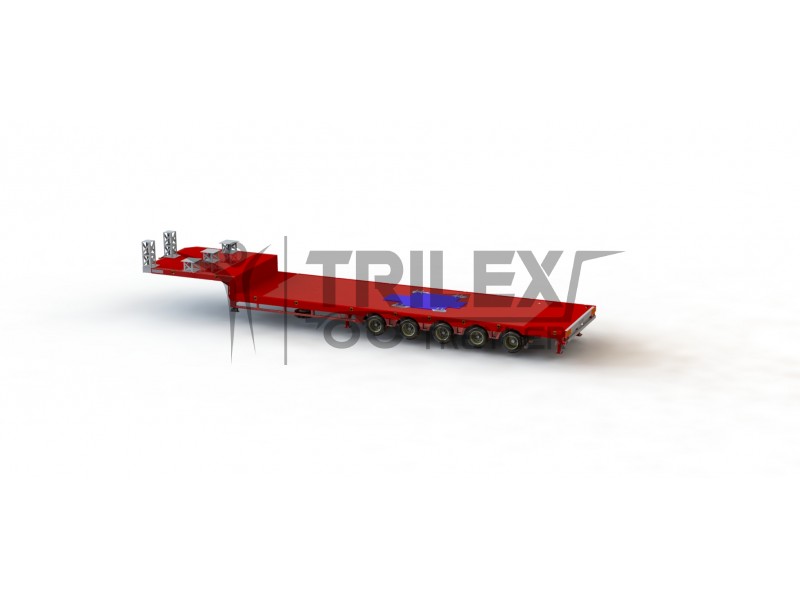 5 axle drop deck semi-trailer