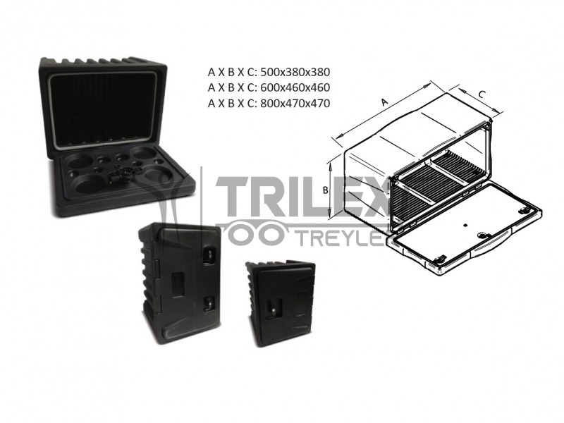 truck trailer plastic tool cabinet