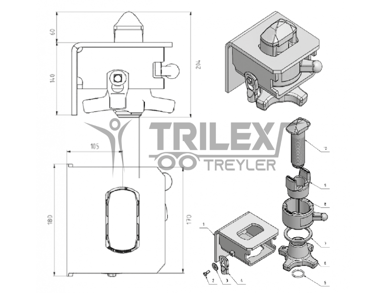container twist lock