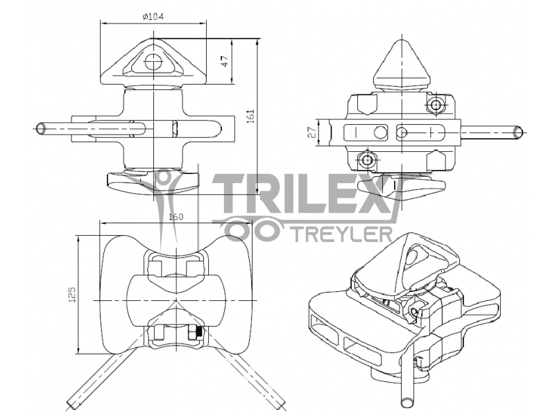 large seat twist-lock