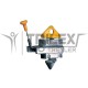 single handle semi-automatic twist-lock