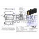 rear chassis mounted steel oil storage reservoir
