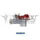 9522010120 WABCO filtreli kırmızı hava bağlantı başlığı