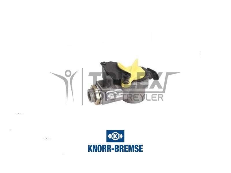 K000954 Knorr-Bremse trailer yellow connection head with filter
