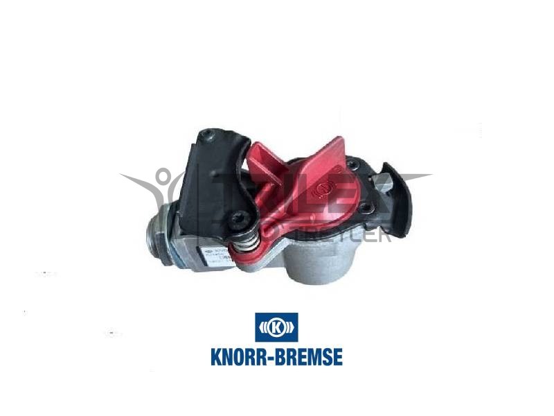 K000952 Knorr-Bremse Red Coupling Head with Integrated Filter