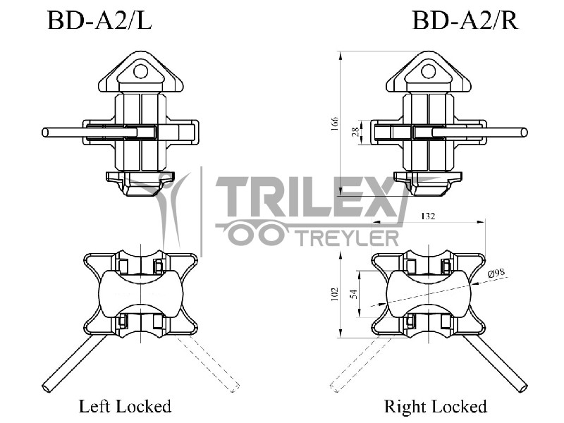 manual intermediate twistlock