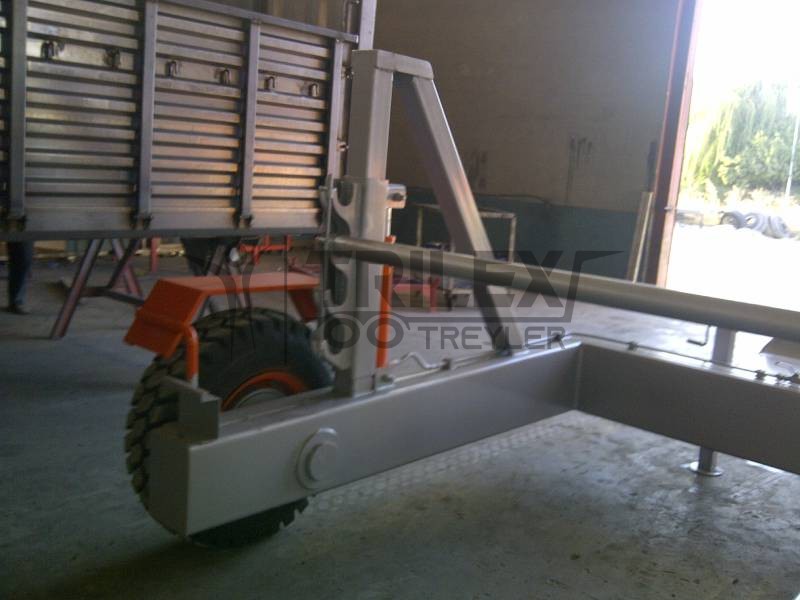 cable drum trailer for transport drums