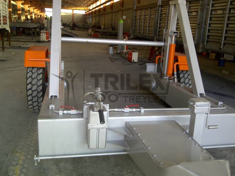 kablo makarası taşıma römorku