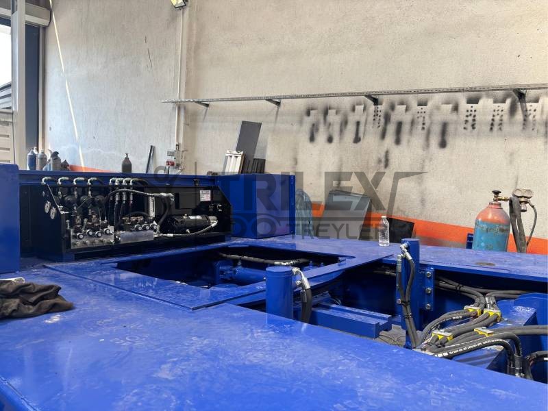 floater semi-trailer rows of 4