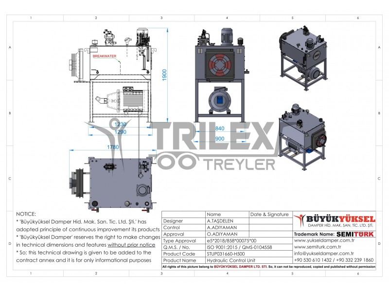 60-80-100 tons load discharge platform