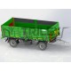 10 tons capacity turntable agricultural tipper trailer