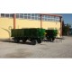 10 tons capacity turntable agricultural tipper trailer