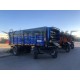 10 tons capacity turntable agricultural tipper trailer