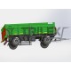 10 tons capacity turntable agricultural tipper trailer
