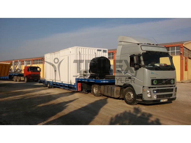 2 Axles Low-Bed Semi-Trailer