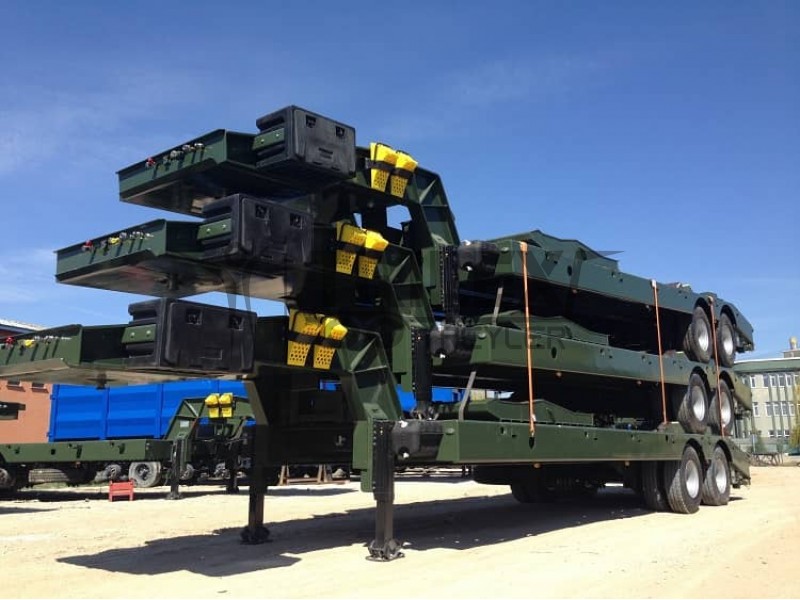 2 Axles Low-Bed Semi-Trailer