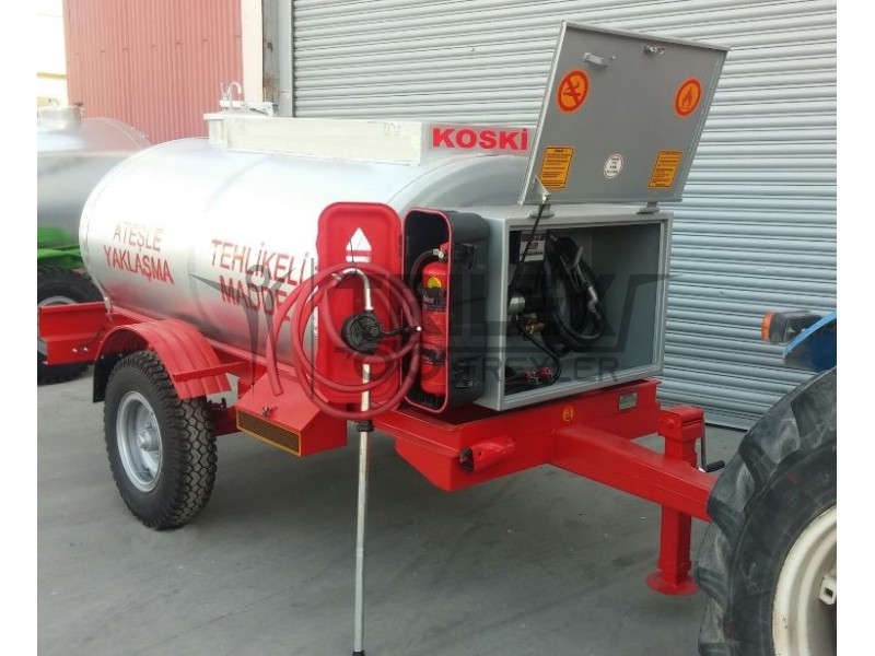 Chrome Nickel Water Tank Trailer