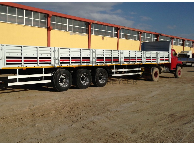Extendable Flatbed Semitrailer - Trombone Trailer