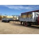 sale telescopic chassis flat-bed trailer