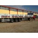 Sale Telescopic Chassis Flat-Bed Semi-Trailer