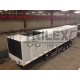 sale compression system garbage and waste transfer semi-trailer