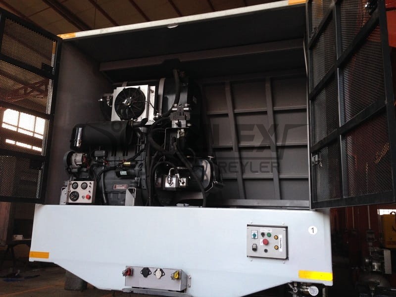 sale compression system garbage and waste transfer semi-trailer