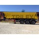 Hardox half pipe rear tipping semi trailer