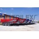 Hardox half pipe rear tipping semi trailer