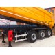 Hardox half pipe rear tipping semi trailer